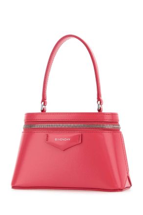 Givenchy Womens Fuchsia Leather Antigona Handbag Brightpeach Borse A Mano
