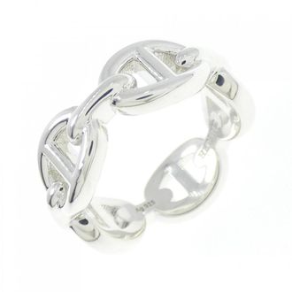 Herm&egrave;s Silver 925 Band Ring (Pre-Owned)