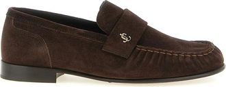 Jimmy Choo London Schoenen, Dames, Bruin, 38 EU, Su&egrave;de, Ellis Loafer
