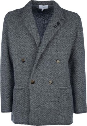 Lardini Blazer con effetto m&eacute;lange - Grigio