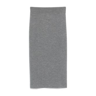 Pinko Mujer, Faldas, Gris, Talla: L