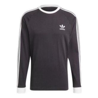 adidas Adicolor Classics 3-Stripes Long Sleeve Tee Black IA4877