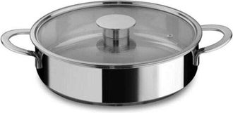 Mepra Tegame Gourmet Inox Con Coperchio 30 cm