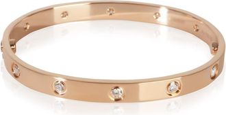 Cartier Pre-Owned Cartier Rose Gold Diamond Love Bracelet