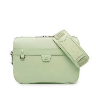 Christian Louboutin Louboutin Green Leather Ruisbuddy Crossbody