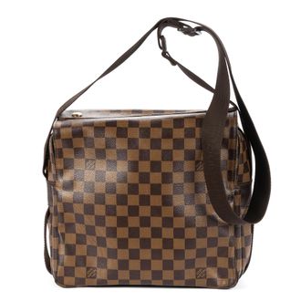 Louis Vuitton Pre-owned Womens Naviglio Shoulder Bag - Brown - One Size