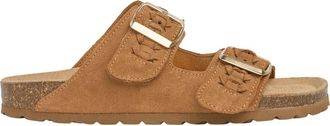 Celtic & Co. Plait Detail Slide in Tan at Nordstrom, Size 11