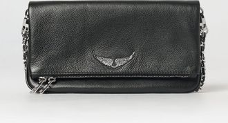Zadig&Voltaire Pochette Rock in pelle a grana