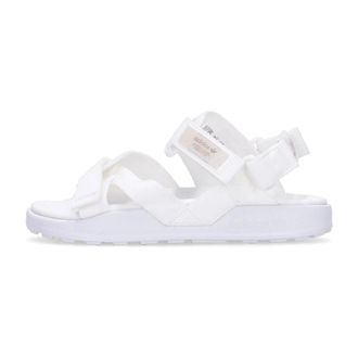 adidas Flat Sandals, female, White, Size: 9 US Elastic Sports Sandal with Adjustable Straps