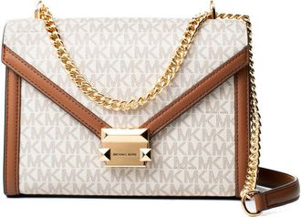 Michael Kors Beige Canvas Shoulder Womens Bag