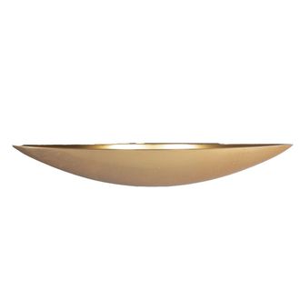 Luce-Ambiente-Design Aplique Livigno en Yeso Acabado en Hoja de Oro con Emisi&oacute;n de Luz Hacia Arriba (2xg9)