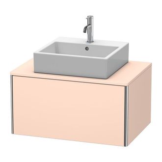 Duravit Mueble De Pared Duravit Xsquare 80.0 X 54.8 Cm, 1 Extra&iacute;ble, Color (frente/cuerpo): Albaricoque Perla Seda Laca Mate - Xs490002020