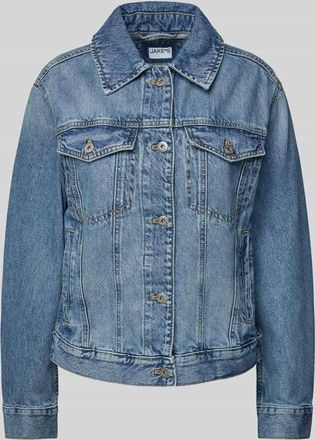 Jake*s Casual Jeansjacke mit Brustpattentaschen in Jeansblau, Gr&ouml;&szlig;e 34