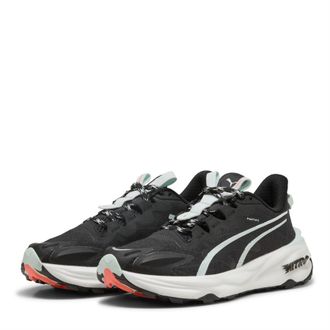 Puma Womens Fast Trac Nitro 3 Wns Trail Running Shoes in Black-Red - Size UK 4.5