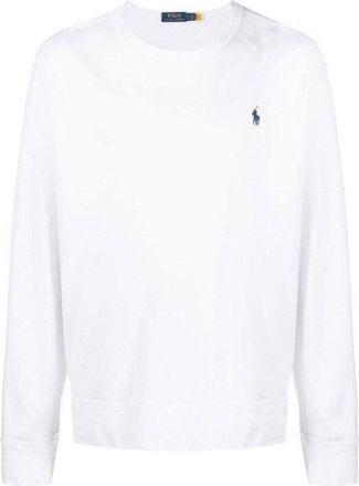 Polo Ralph Lauren White Cotton Sweatshirt