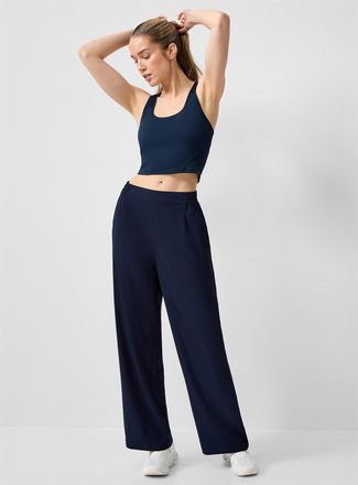 Projek Raw Womens Wide-leg stretch weave pant