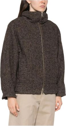 Marella Mlslana Jas - Dames - Blazers - Bruin - XS - Nylon - Jassen