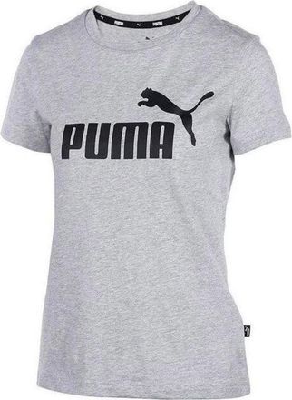 Puma (WMNS) PUMA Logo T-Shirt Grey 673655-04