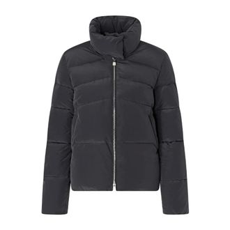 Pinko Pinko, Dames, Jassen, Zwart, Maat: M Nylon