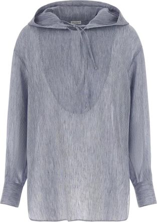Brunello Cucinelli Mujer, Sudaderas, Azul, Talla: L