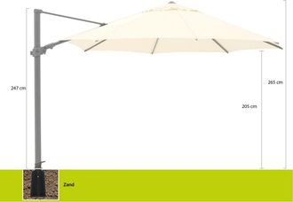 Shadowline Austin zweefparasol &oslash; 350cm