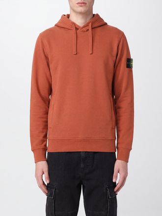 Stone Island Cotton Hoodie with Compass Logo Patch
