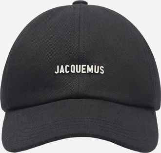 Jacquemus Black Logo Baseball Hat