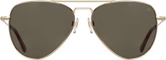 American Optical Fletcher 2GNN Mens Sunglasses Gold Size 59