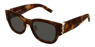 Saint Laurent SL M174/F Asian Fit 003 Womens Sunglasses Tortoiseshell Size 54 - Free RX Lenses - Free RX Lenses