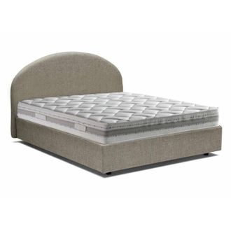 Talamo Italia Talamo Italia - Dmora - Letto matrimoniale Dadamol, Letto contenitore con rivestimento in tessuto, 100% Made in Italy, Apertura frontale, con