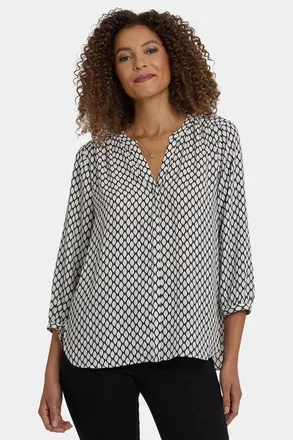 NYDJ Pintuck Blouse