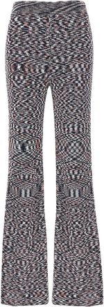 Missoni Broeken met patroon - Dames - Wijde Broeken - Veelkleurig - M - Broeken