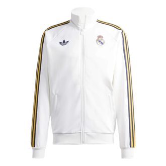 adidas Real Madrid Trainingsjack - Heren - Trainingsjackets - Wit - XL - Fitness