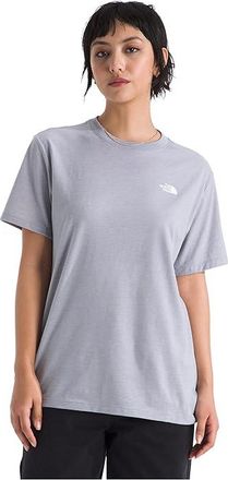 The North Face Short Sleeve Tri-Blend T-Shirts Womens Short Sleeve Pullover TNF Light Grey Heather : 2XL, Cotton/Lyocell/Polyester