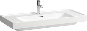 Laufen Laufen - Lavabo Meda, Empotrable, 1000x460mm, Repisa A Ambos Lados