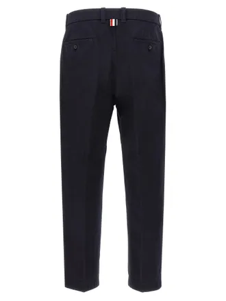 Thom Browne Utility Cotton Twill Trousers - Black