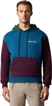 Brooks Brothers Hoodies & sweatvesten, Heren, Veelkleurig, XL, Katoen, Hoodie met Geborduurd Logo