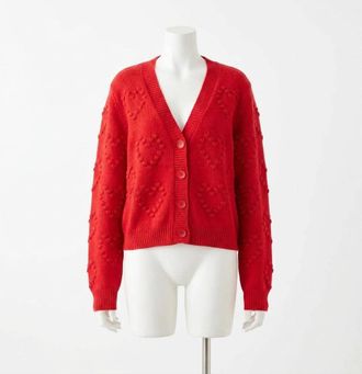 Z Supply All Yours Cardigan Top In Kiss Me Red