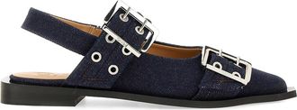 Ganni Ballerina With Buckle
