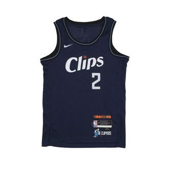 Nike Sleeveless Tops, male, Blue, Size: 2XL City Edition Basketball Tank Top