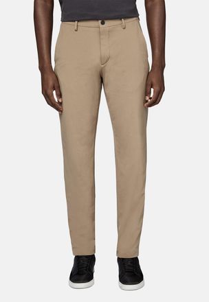 Boggi Milano MenS B-Tech Stretch Nylon Pants In Beige
