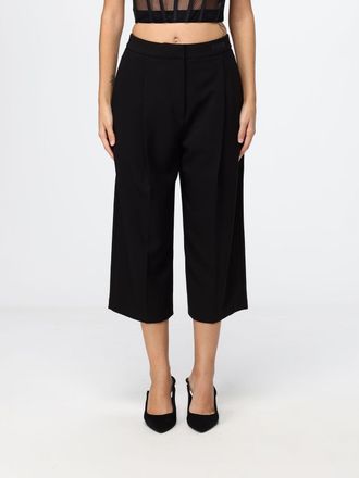 Elisabetta Franchi Pantaloni cropped in cr&ecirc;pe a vita media