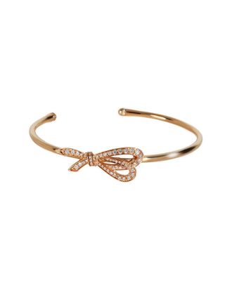 Tiffany & Co. Bow 18K Rose Gold 1.64 Ct. Tw. Diamond Bracelet (Authentic Pre-Loved)