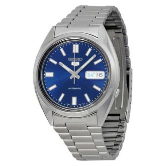 Seiko 5 Automatic Blue Dial Stainless Steel Mens Watch SNXS77