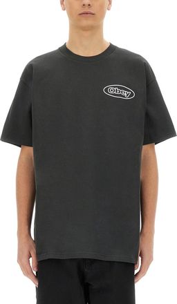 Obey Black Crew Neck T-Shirt
