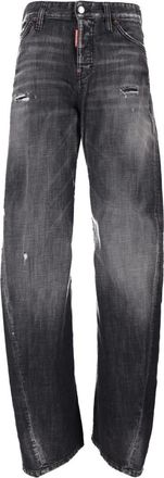 Dsquared2 Black Tapered Jeans