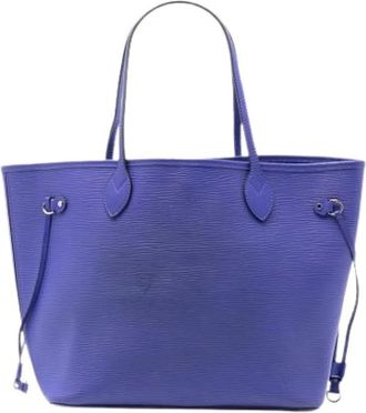Louis Vuitton Pre-owned Tote Bags, female, Purple, Size: ONE SIZE Pre-owned Neverfull MM