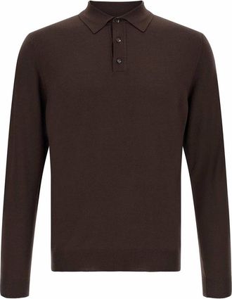 Zanone Long sleeve polo shirt