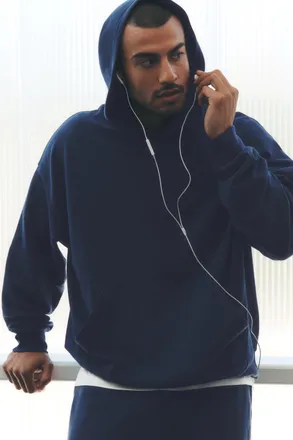 Alo | Double Take Hoodie in Navy, Size: Medium