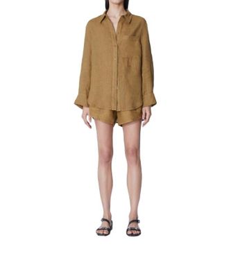 Maria Cher Lapataia Benedetta Shirt In Curry